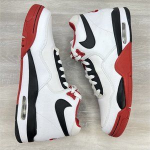 NEW - Nike Air Flight Legacy White Red Black Basketball Retro Mens Size 11